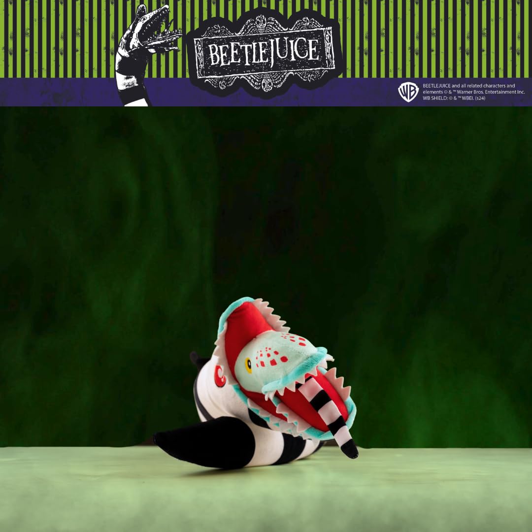 Franco Bedding Super Soft Plush Decorative Throw Cuddle Pillow, Standard, Beetlejuice-Sandworm