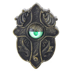 Kurt S. Adler 7.75-Inch Eyeball Doorbell Decoration With Led Light And Sensor Advent Calendar, Multi