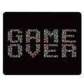 Nicokee Rectangle Gaming Mousepad Retro Vintage Video Game Over Mouse Pad Mouse Mat For Computer Desk Laptop Office 9.5 X 7.9 In