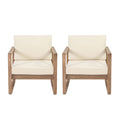 Christopher Knight Home Stefan Club Chair, Beige + Brown Wash