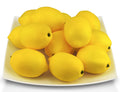 JEDFORE Artificial Lemons Simulation Lifelike Small Lemons Fake Fruit for Home Kitchen Wedding Party Decoration Photography 12pc