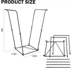 Metal Trash Bag Holder - Garbage Bag Holder Frame Holds 30-45 Gallon Bags-Multi-Use Outdoor Leaf Bag Stand For Yard Camping Gard