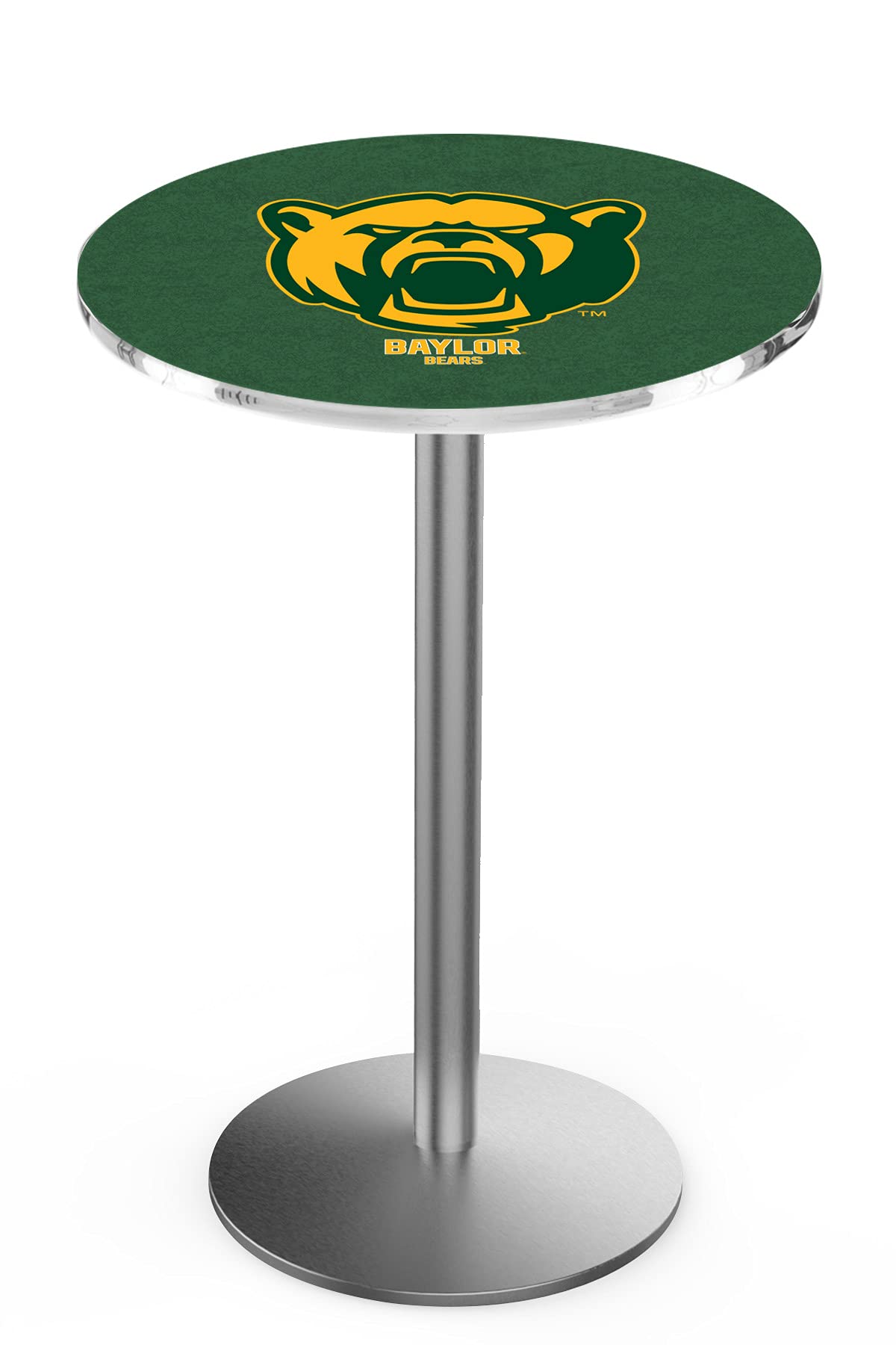 Holland Bar Stool Co. L214-36&quot; Stainless Steel Baylor Pub Table with 36&quot; Dia. top