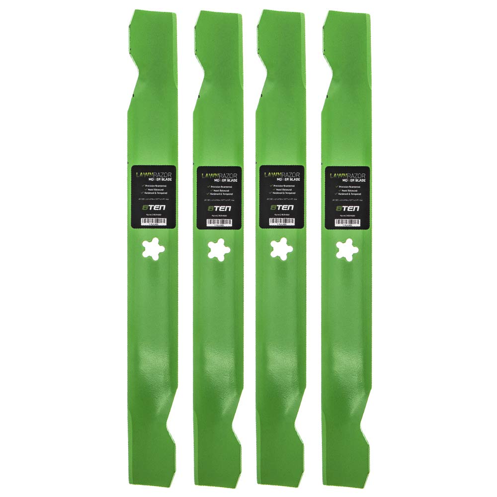 8Ten Lawnrazor Blade For Husqvarna Ayp Craftsman Poulan 1742 1842 42 Inch Deck 138971 134149 127843 (High Lift) 4 Pack