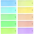 Sb Education Luigi'S 10 X Dyslexia Reading Strips With Coloured Overlays. Reading Tracking Rulers For Dyslexia Irlens, Adhd And
