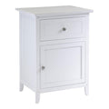 Winsome Eugene Accent Table, 18.90'W X 14.96'D X 25'H, White