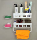 Satpurush Bathroom Accessories, Rack, Shelf Organizer, Wall Mounted Shelf, Bathroom Hardware and Accessories, Storage Racks