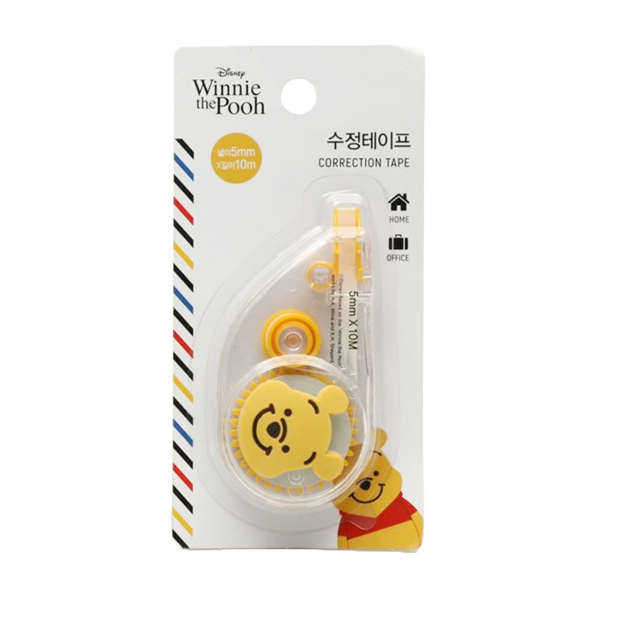 Gashina Story Winnie-Bear-Pooh Correction Tape (White) 1 Count - School Supplies Stationery