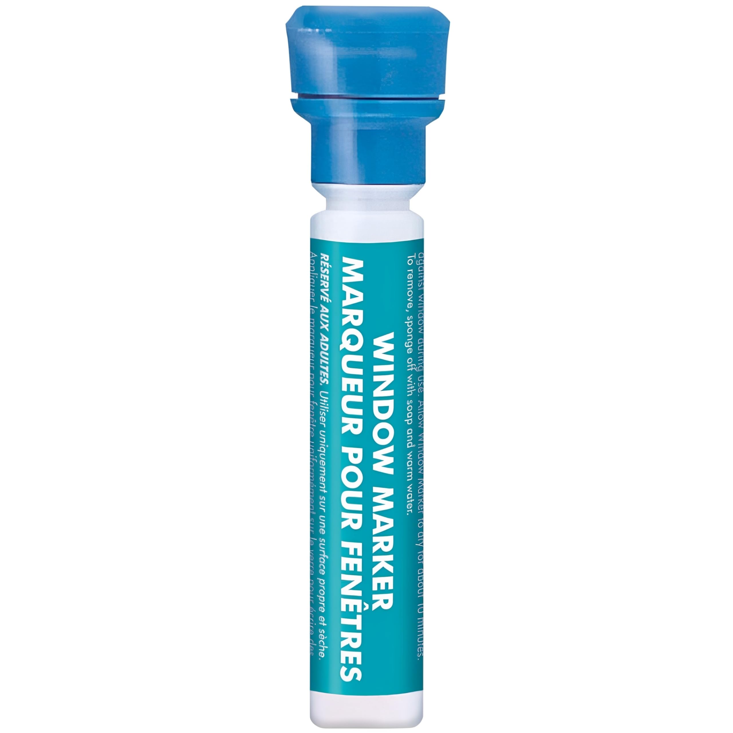 Royal Blue Window Marker - Pack Of 1 - Perfect For Decorating, Celebrating, And Creating Eye-Catching Displays On Windows & Glas