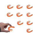 LONG XIN SERIES 10PCS Artificial Shrimp Cooked Prawn Lifelike Cooked Shrimp Decor for Home Kitchen Seafood Market Display Food D