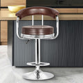 Da Urban Classic Height Adjustable And Revolving Bar Stool/Kitchen Chair (Brown)