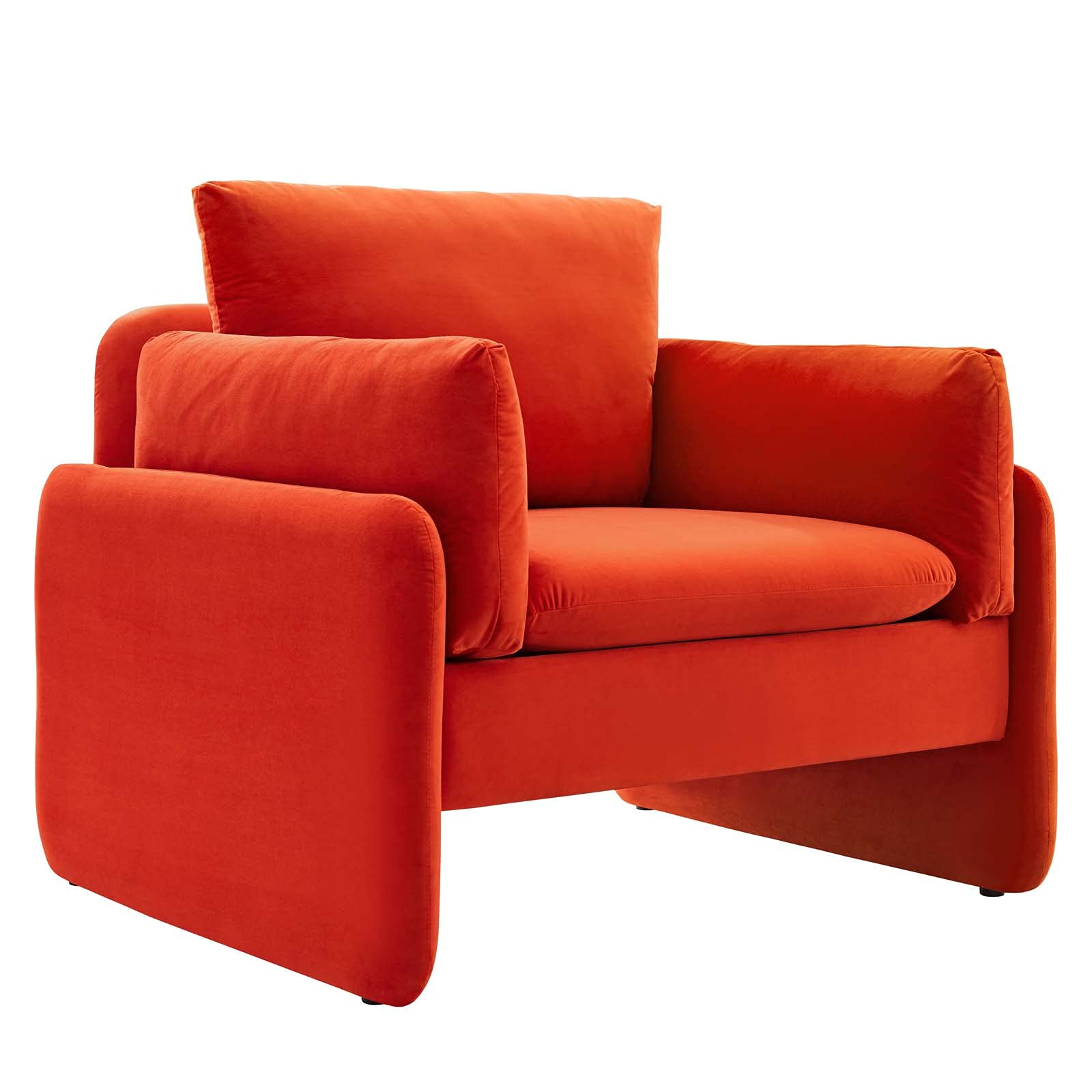 Modway Indicate Performance Velvet, Armchair, Orange