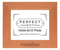 Personalized Gifts Sentimental Photo Frame Cousins Wood Engraved 8x10 Landscape Picture Frame