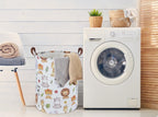 Sanjiaofen Kids Laundry Hamper,Baby Laundry Basket Animal Storage Baskets For Kids Room Decor,Nursery Hamper,Bedroom,Toy Organizer,(Cute Animal)