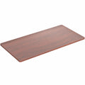 VIVO Dark Walnut 43 x 24 inch Universal Solid One-Piece Table Top for Standard and Sit to Stand Height Adjustable Home and Offic