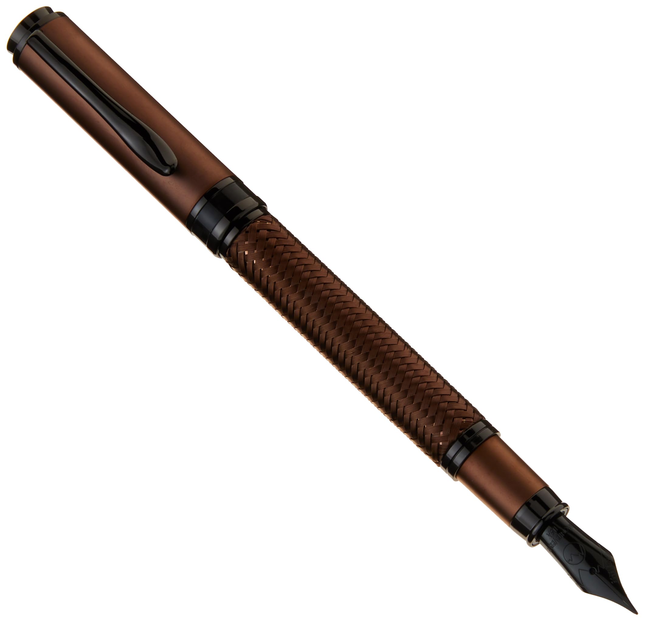 Monteverde Innova Formula M Fountain Pen, Bronze - Extra Fine Nib, Luxury Pen With Durable Pvd Coating, Refillable, Jowo Stainle