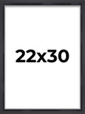22x30 Shadow Box Frame Contemporary Black | 1'' Depth of Usable Space| Interior Size 22x30 or 30x22 Inches| UV Resistant Acrylic