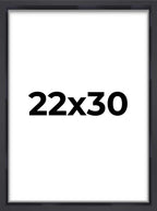 22x30 Shadow Box Frame Contemporary Black | 1'' Depth of Usable Space| Interior Size 22x30 or 30x22 Inches| UV Resistant Acrylic