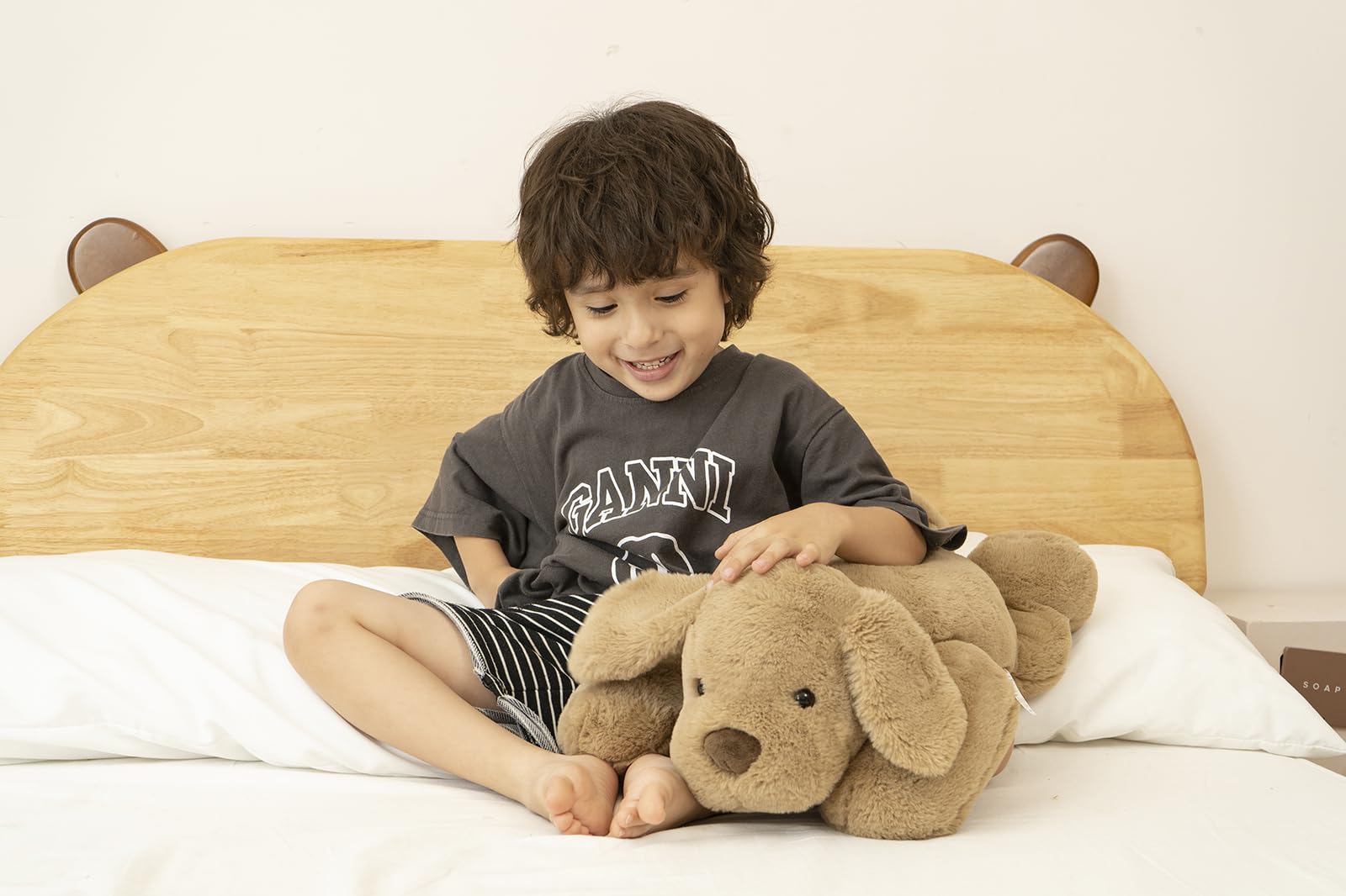 Niuniudaddy Weighted Dog Stuffed Animals For Anxiety, 3.3Lb Weighted Plush Dog Toys Pillowfort For Adults Kids Girls Boys, Large