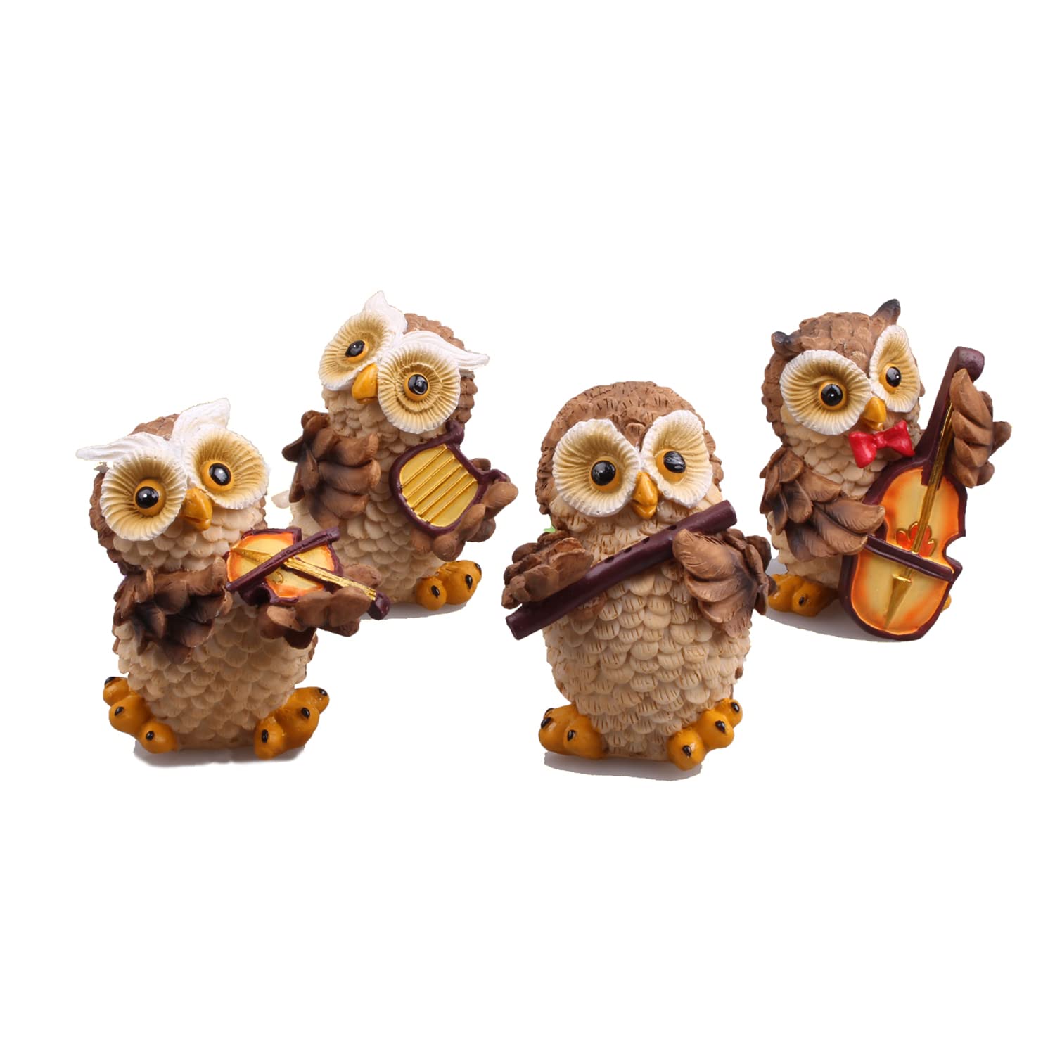 Smansnay Owl Decor Statue, Home Office Ornaments, Cute Owl Figurines For Home Decoration, Great Owl Gifts For Women, Boys, Girls