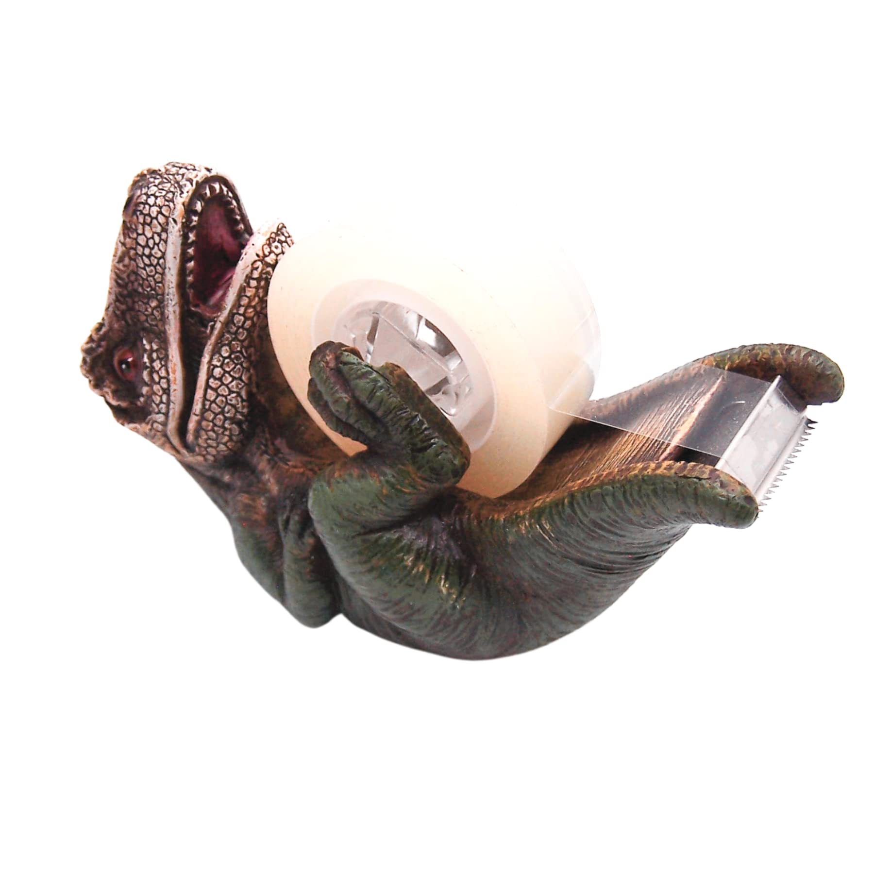 T-Rex Tape Dispenser, Funny Office Supplies, Unique Desk Accessory, 5.5 Inches