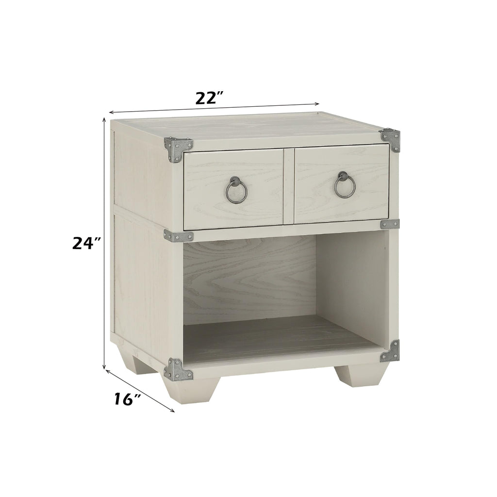 Acme Orchest Nightstand (1 Drawers) in Gray