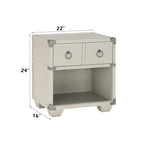 Acme Orchest Nightstand (1 Drawers) in Gray