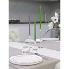 Candwax 12 Inch Taper Candles Set Of 12 - Dripless And Smokeless Candle Unscented - Slow Burning Candle Sticks Perfect As Dinner