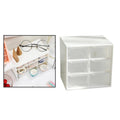 Merishopp 2X9 Drawer Organizer Makeup Household Underwear Sundries Storage Divider White