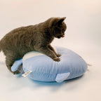 Arelux Soft Whale Anime Plush Pillow Cute Whale Stuffed Animal Plush Toy Plushies Room Decor Festival Decorations Accompany For