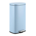 happimess HPM1011G Curtis 8-Gallon Step-Open Trash Can, Fingerprint Resistant, Modern, Minimalistic for Home, Kitchen, Laundry R