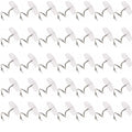 Sowaka 30 Pcs Twist Pins Upholstery Clear Heads Slip Cover Fasteners Headliner Pins For Sofa Car Van Home Furniture Hold Bed Ski