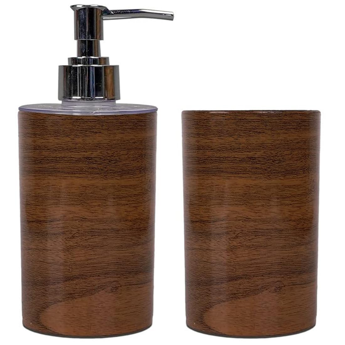 SHENRON Toothbrush Holder and Handwash Liquid Dispenser for Wash Basin, Bathroom and Sink, Combo Bathroom Accessories Set for Ut
