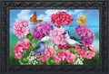Briarwood Lane Geraniums In Bloom Spring Doormat Floral Birds Butterfly Indoor Outdoor 30' X 18'