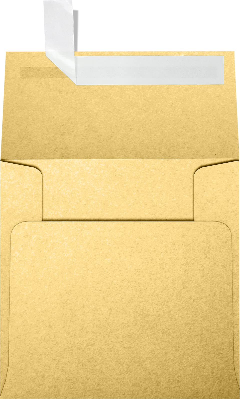 Luxpaper Square Invitation Envelopes | Peel & Press | 4' X 4' | Gold Metallic | 80Lb. Text | 250 Qty
