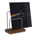 TAKMORK Record Holder Vinyl Display Storage: Vinyl Record Storage Holder Solid Wood Albums Stand Now Playing LPs Organizer Rack
