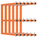 6 PACK Lumber Rack Wall-Mounted Lumber Storage Rack, Heavy Duty Wood Storage Racks With 9-Level System, 1980 LB Sturdy Garage Wo