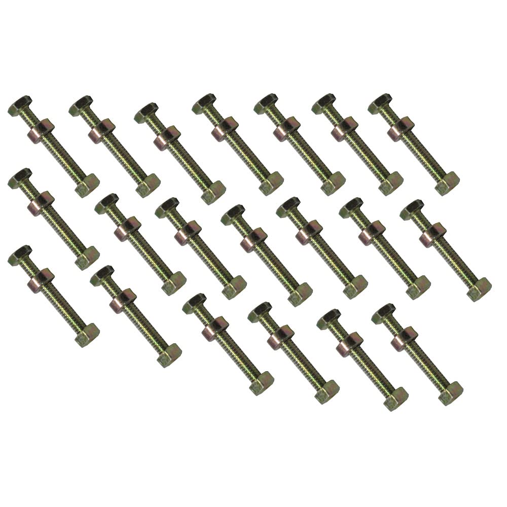Raparts Pack Of 20 Shear Pins & Nuts Fits Ayp 9524Ma Fits Sears Fits Craftsman 1501216Ma 301172