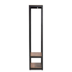 Baxton Studio Closet Storage Organizer, Black/Brown