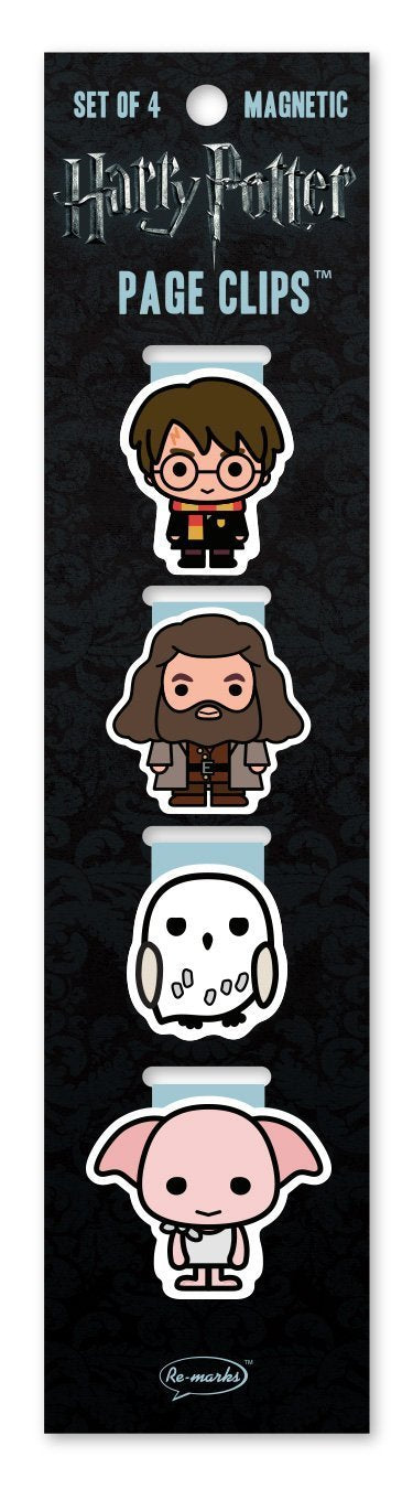 Re-Marks Harry Potter Chibi Hogwarts Magnetic Page Clips