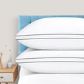 Dolceluna Pillows King Size Set Of 2, Bed Pillows For Sleeping 2 Pack, King Pillows Down Alternative Hotel Luxury Pillow For Sid
