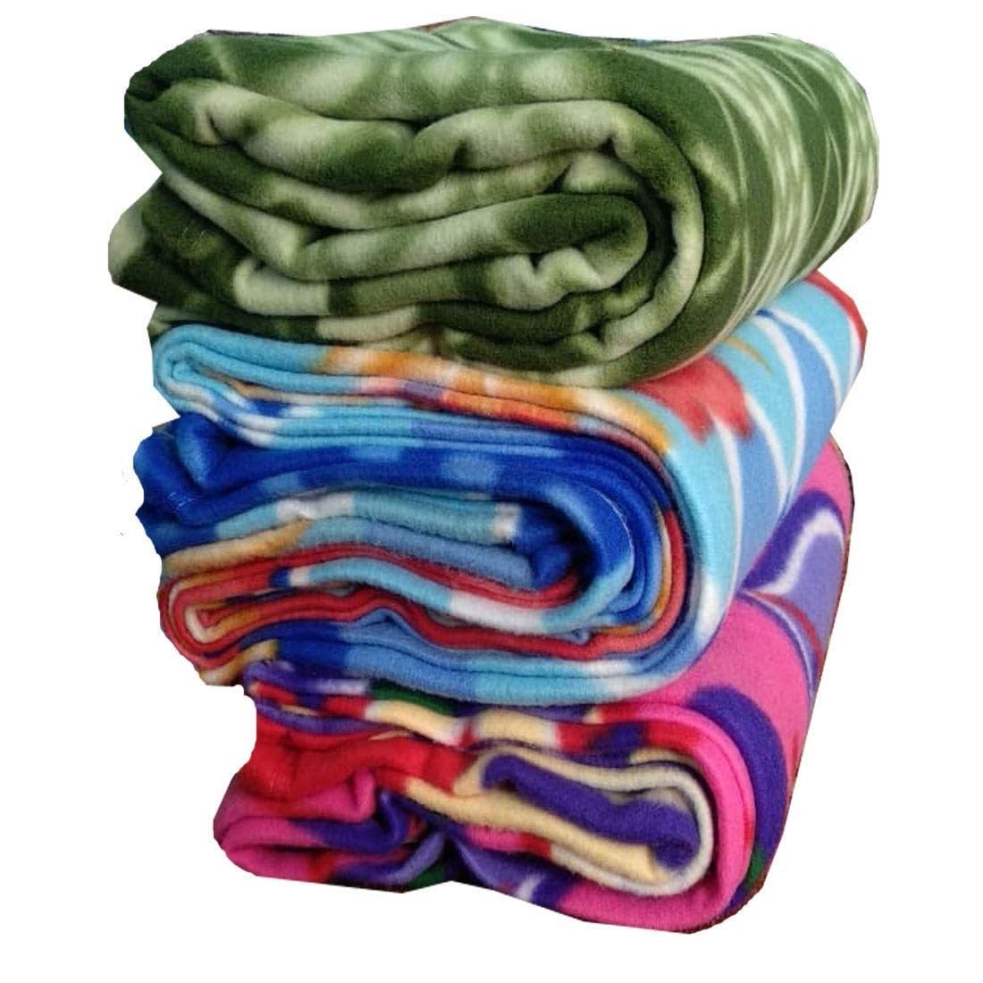 ALCITIC HOME Supersoft Fleece Double Bed Light Weight AC Blanket, Bedsheet for Winter. (Pack of 3)
