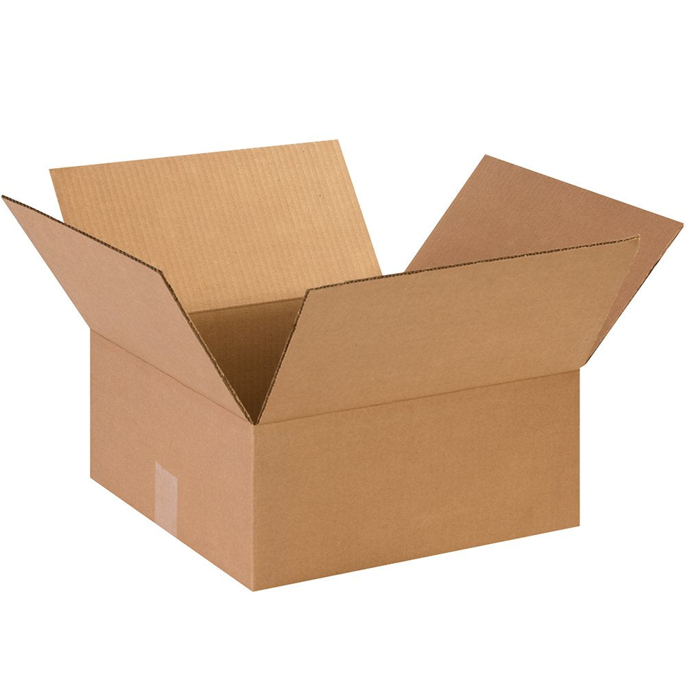 Aviditi 14 X 14 X 6 Corrugated Cardboard Boxes, Flat 14'L X 14'W X 6'H, Pack Of 25 | Shipping, Packaging, Moving, Storage Box