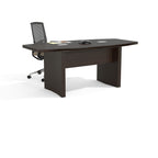 Mayline Aberdeen 6' Boat Shape Conference Table, Mocha Tf