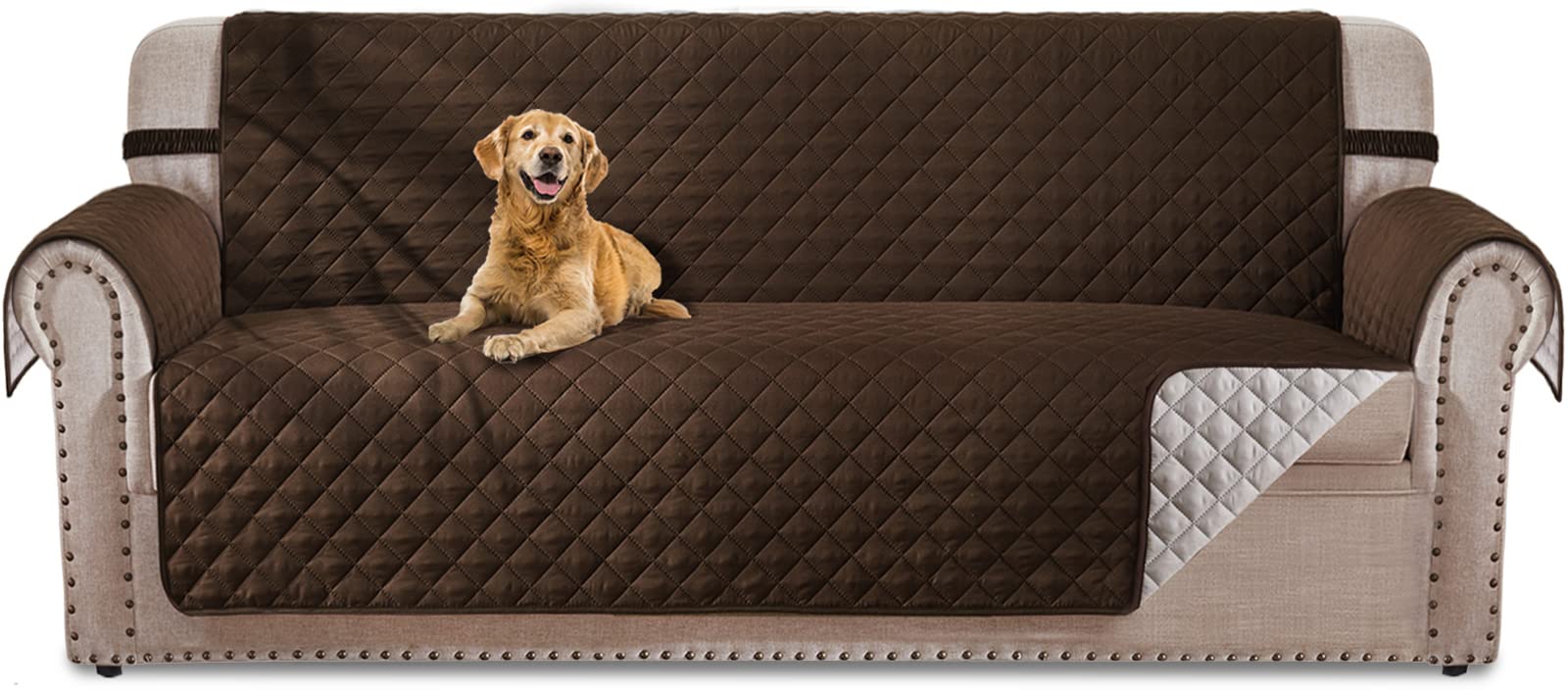 Homerilla Couch Cover Sofa Covers Washable Couch Covers For 3 Cushion Couch Sofa Pet Friendly Couch Covers For Dogs Reversible S