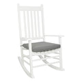 Shine Company Seat Ties, 22' X 20', Gray Outdoor Rocking Chair Cushions, 1-Pack