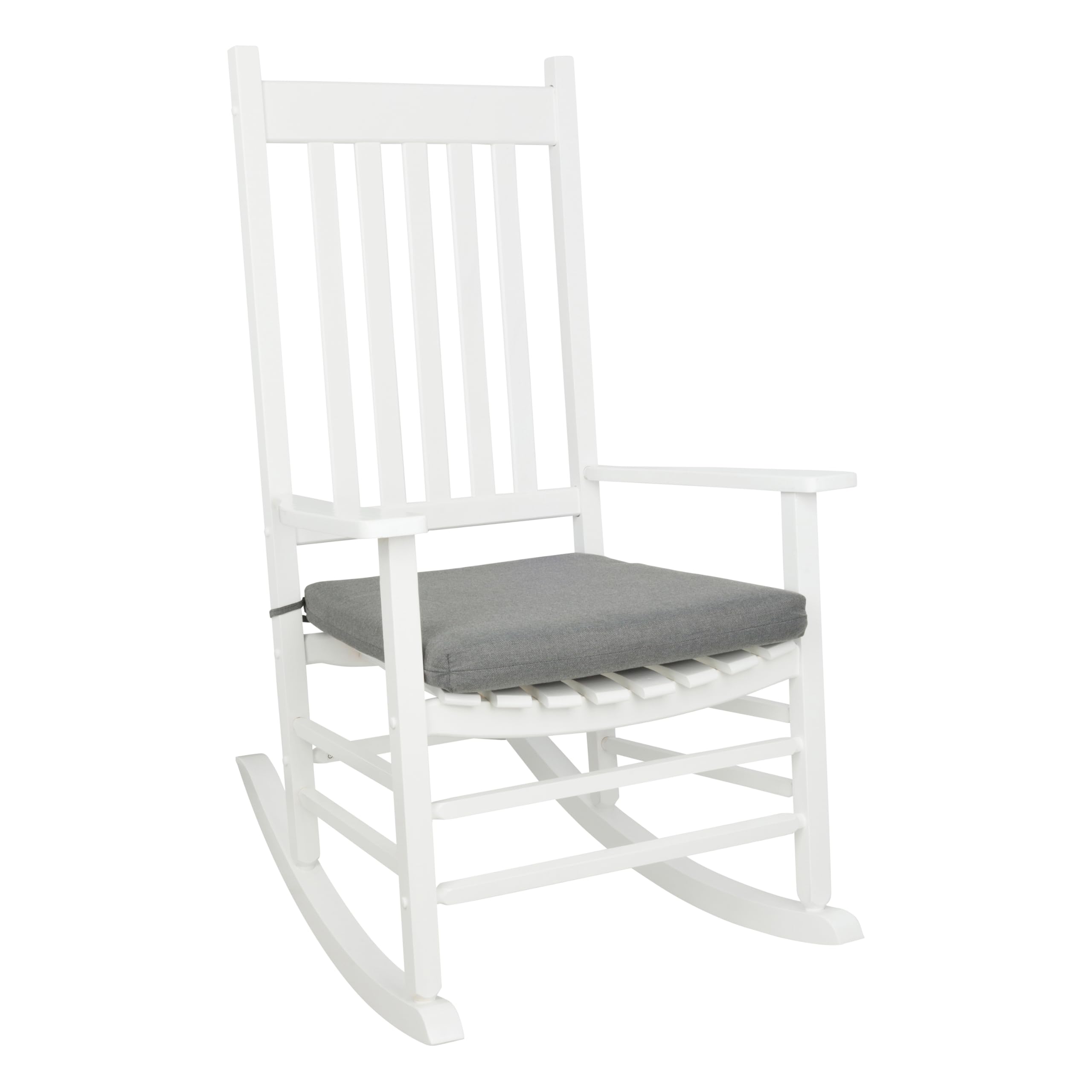 Shine Company Seat Ties, 22' X 20', Gray Outdoor Rocking Chair Cushions, 1-Pack