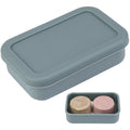 Large Travel Soap Case Leak Proof, Silicone Shampoo Bar Holder, Soap Container with Draining Layer, Slip-Resistant Portable Bar 