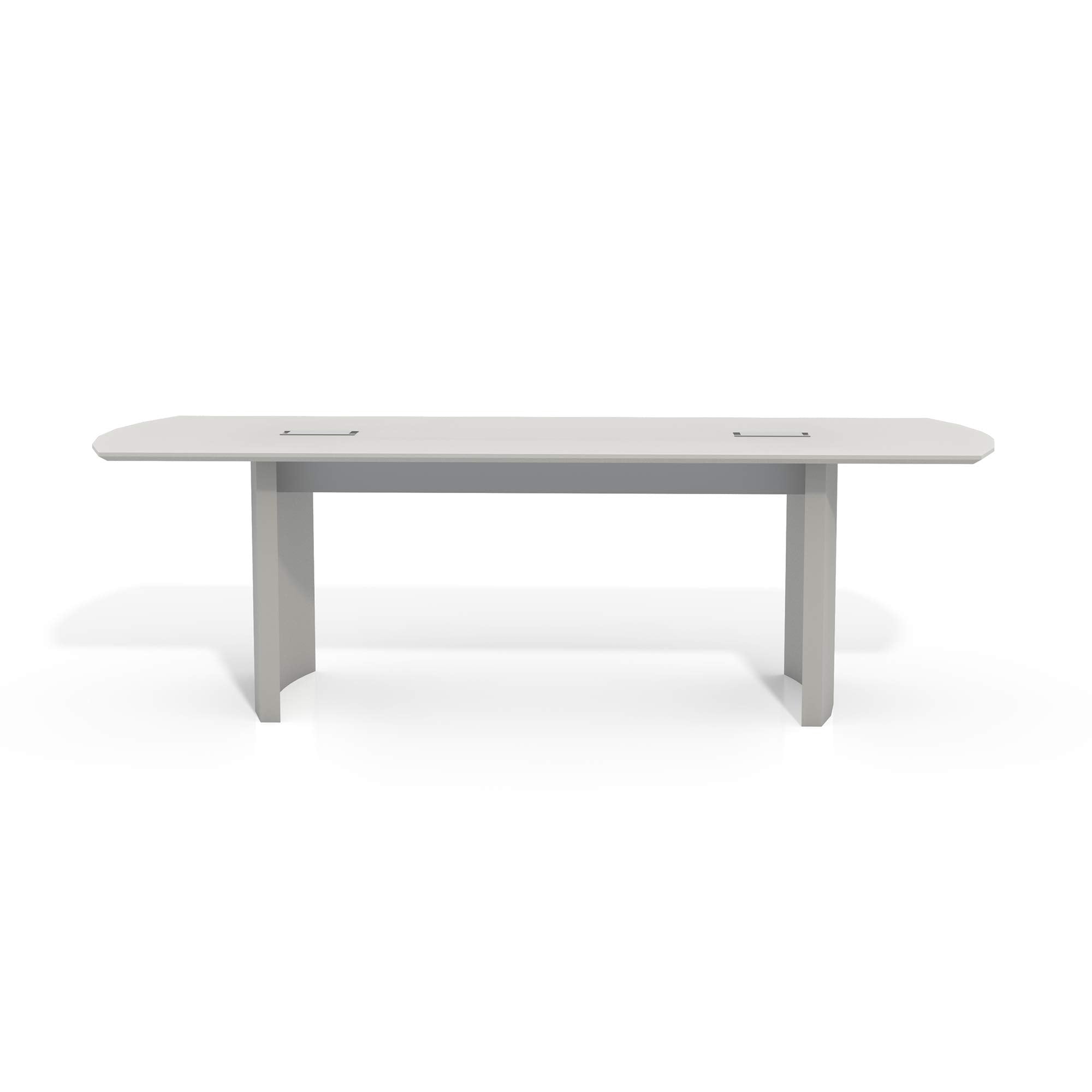 Safco Products Medina Modern Office Conference Meeting Room Table, 8', Textured Sea Salt