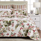 Greenland Home Butterflies Quilt Set, Twin, Multi
